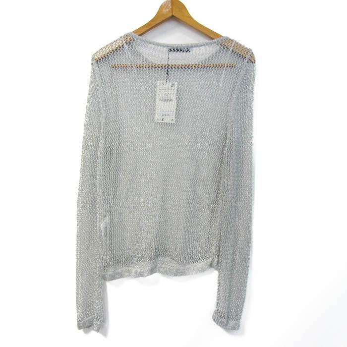 ZARA（ザラ） ニット セーター 長袖 未使用 シアー メッシュ トップス