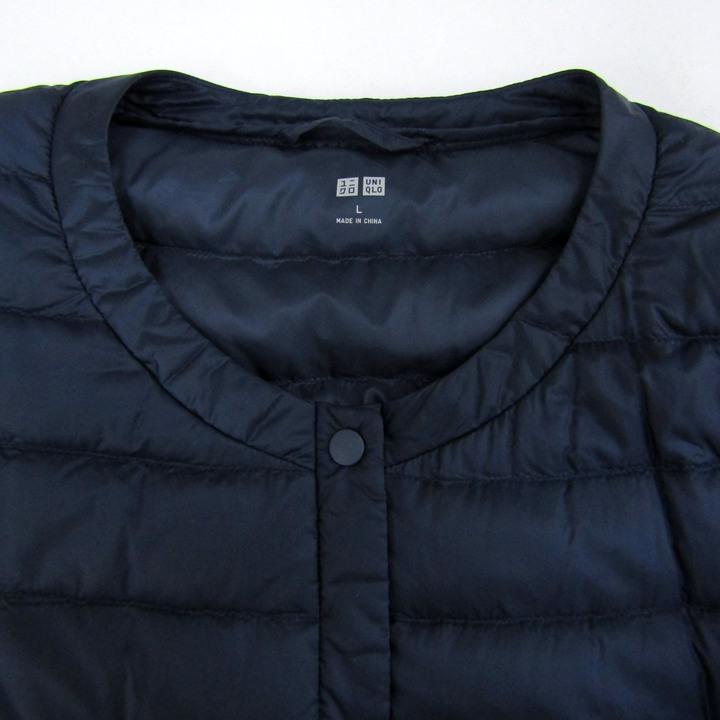 ユニクロ（UNIQLO） ダウンジャケット ジャンパー アウター ノーカラー 