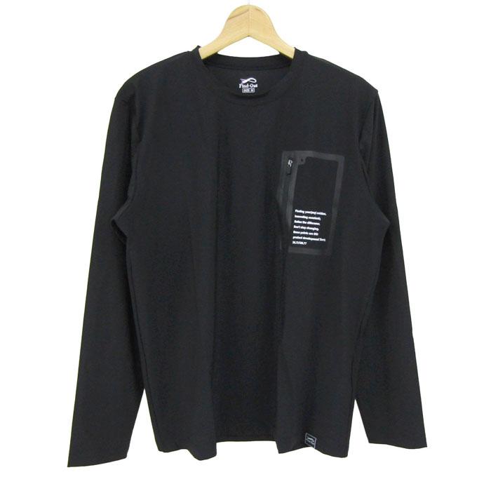 ワークマン 長袖Tシャツ 未使用 ストレッチ Find-Out トップス 黒