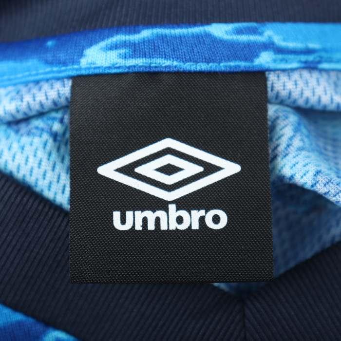 アンブロ 半袖Tシャツ プラクティスシャツ カモフラ柄 サッカー スポーツウエア メンズ Sサイズ 青×紺 UMBRO｜kbnet2019v2｜03