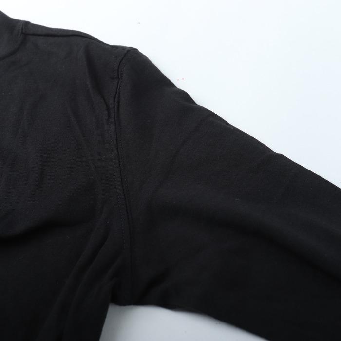 アディダス 半袖Tシャツ ロゴT 3ストライプス スポーツウエア メンズ Mサイズ 黒×白 adidas｜kbnet2019v2｜05