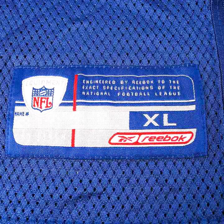 リーボック 半袖Ｔシャツ ユニフォーム アメフト NFL Vネック 10 スポーツ 大きいサイズ メンズ XLサイズ ブルー Reebok｜kbnet2019v2｜08