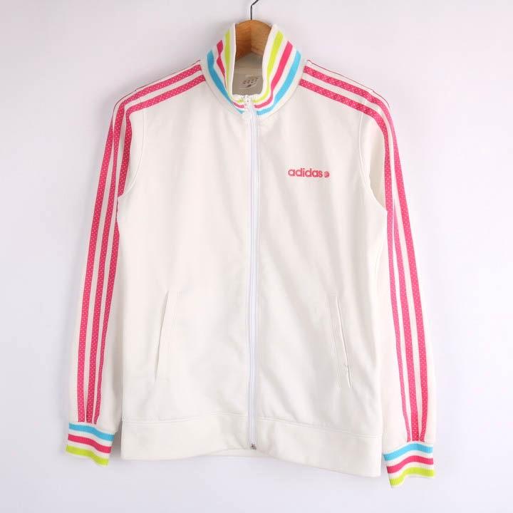 アディダス 長袖ジャージ ハイネック ジップアップ スリーライン