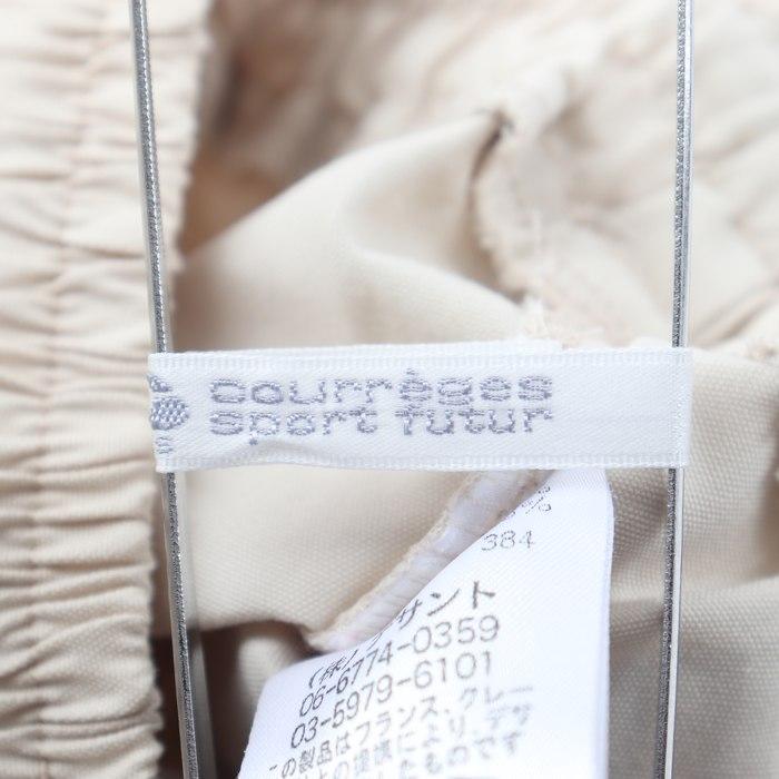 クレージュ　ベージュ コントラスト　ショートパンツ　Courreges スラブショートパンツ / GRACE CONTINENTAL | GRACE CONTINENTAL