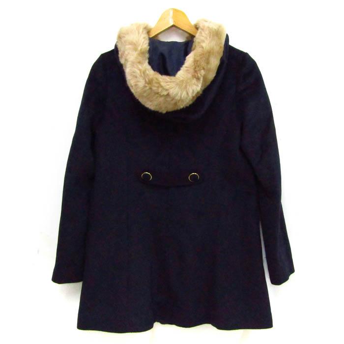 CECIL McBEE セシルマクビー ダッフルコート ファーフード アウター  