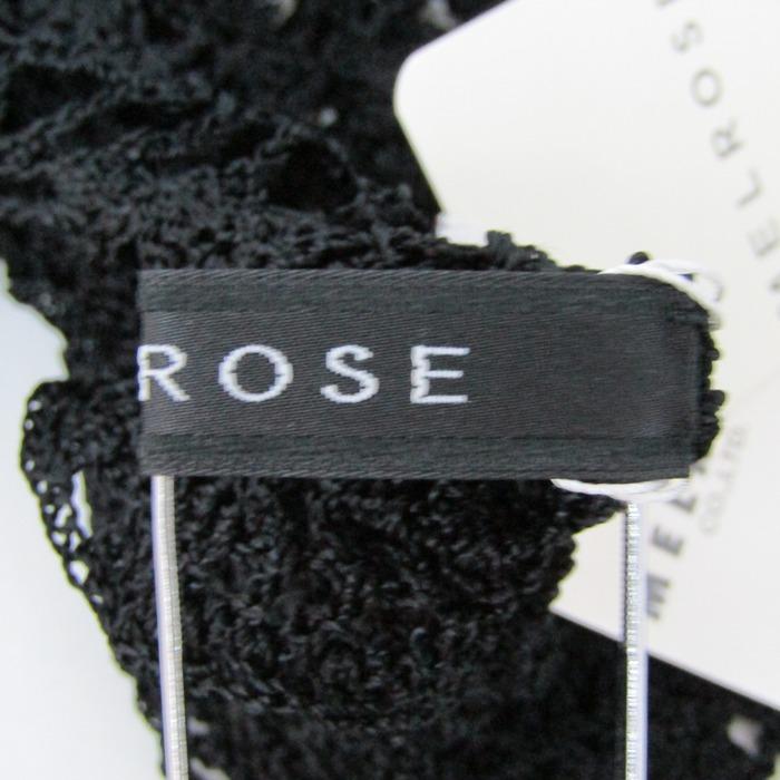 MELROSE - メルローズ カーディガン トップス ボレロ レース ケープ 未使用品 レディース ﾌﾘｰサイズ ブラック MELROSE MELROSE（ファッション） メルローズ カーディガン トップス