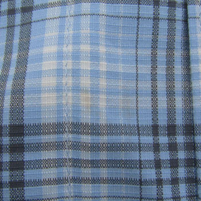 コロンビア ジャケット ブルー チェック柄 スポーツ フード付き 長袖 B160 コロンビア ジャケット ブルー チェック柄 スポーツ フード付き