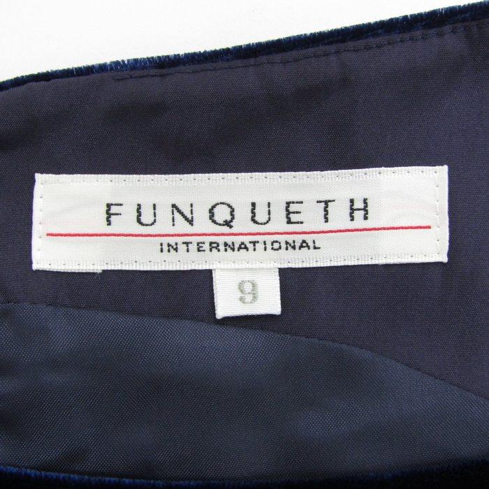 東京ソワール ロングワンピース ノースリーブ ベルベット ドレス レディース 9サイズ ネイビー FUNQUETH |  | 02