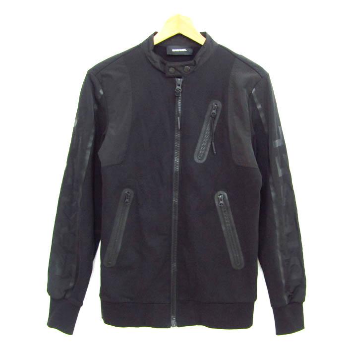 DIESEL ブラック レザージャケット Sサイズ