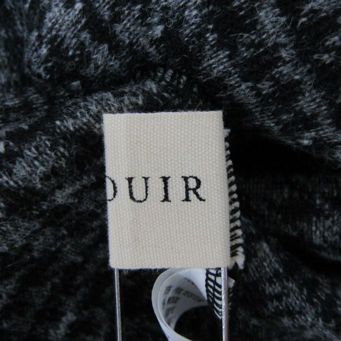 ジュイール ニット セーター 長袖 未使用 ブランド トップス 日本製 黒 レディース 38-40サイズ ブラック系×グレー JOUIR ジュイール ニット セーター 長袖 未使用 ブランド トップス
