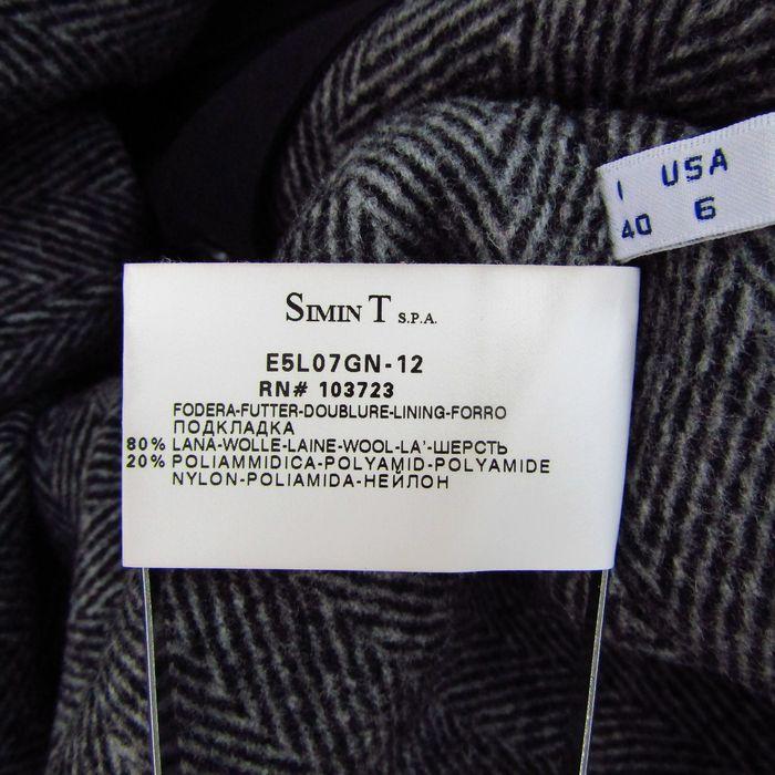 アルマーニ・ジーンズ ステンカラーコート アウター ベルト付き レディース USA 6サイズ ブラック ARMANI JEANS | ARMANI JEANS | 05