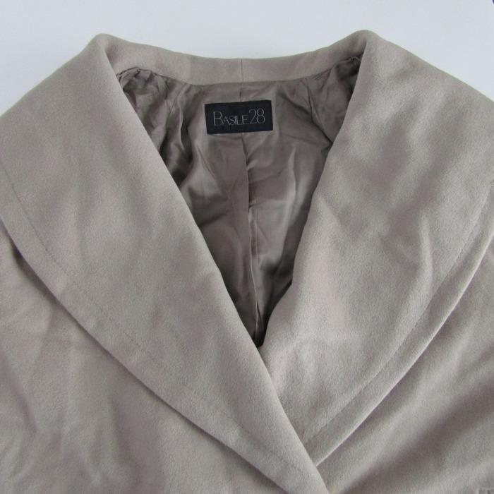 バジーレ28 ロングコート ウール アウター 日本製 レディース 38サイズ  