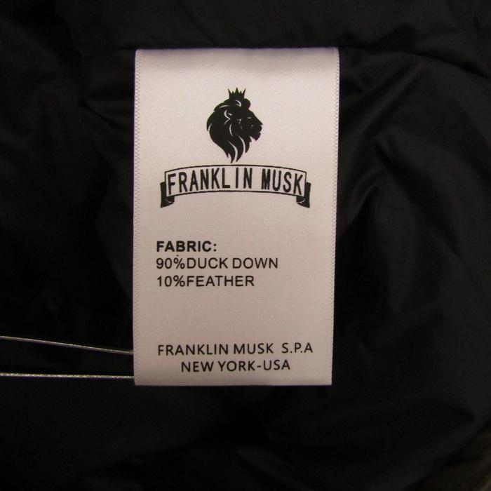 フランクリンムスク ダウンジャケット ジャンパー アウター 未使用品 USA製 レディース 2サイズ カーキ FRANKLIN MUSK フランクリンムスク ダウンジャケット ジャンパー アウター 未