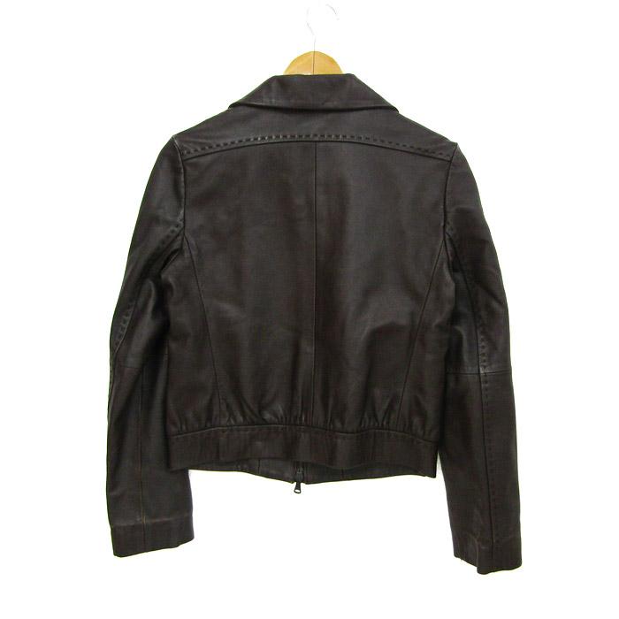 ペニーブラック レザージャケット アウター ラムレザー