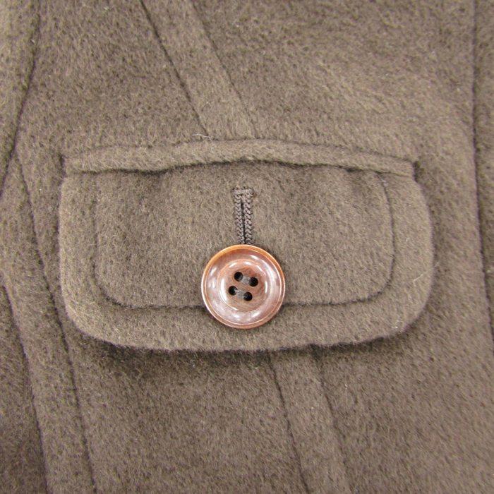美品 セオリー カシミヤアンゴラ ロングコート ベルト付き スタンドカラー 2号 theory（セオリー） ロングコート スタンドカラー アンゴラ混 ベルト
