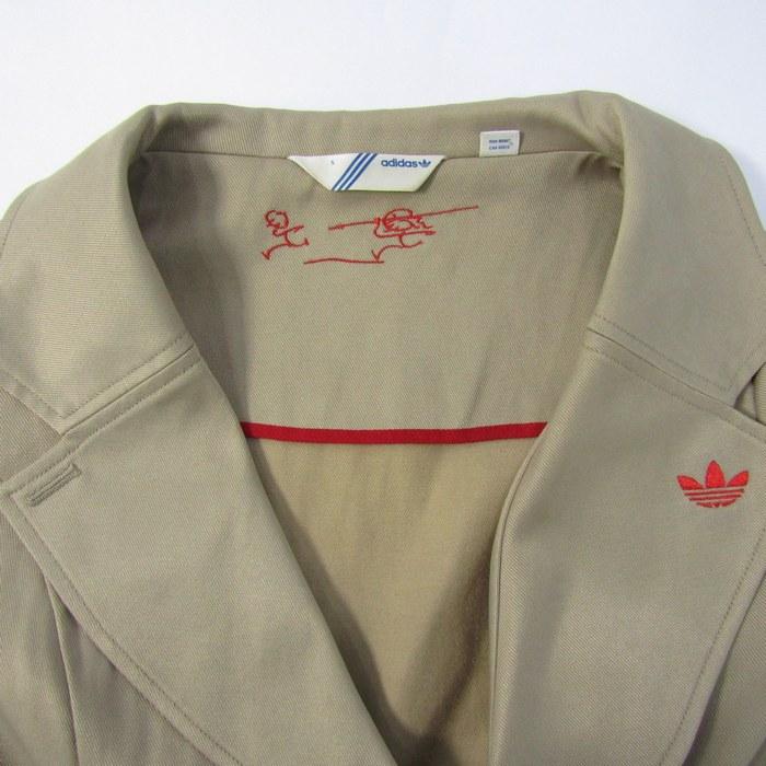 アディダスオリジナルス トレンチコート アウター ワンポイントロゴ レディース Sサイズ ベージュ adidas Originals |  | 03