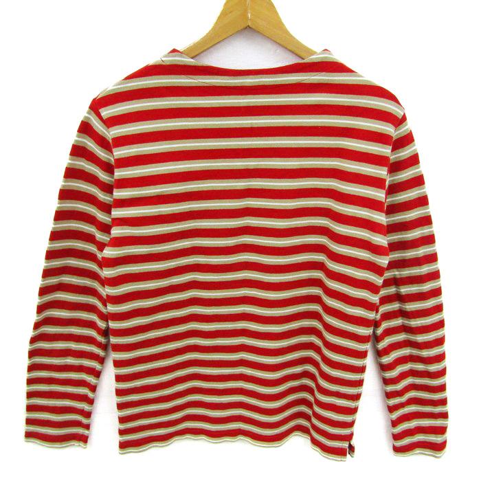グローバルワーク 長袖Tシャツ トップス ボーダーT コットン メンズ S