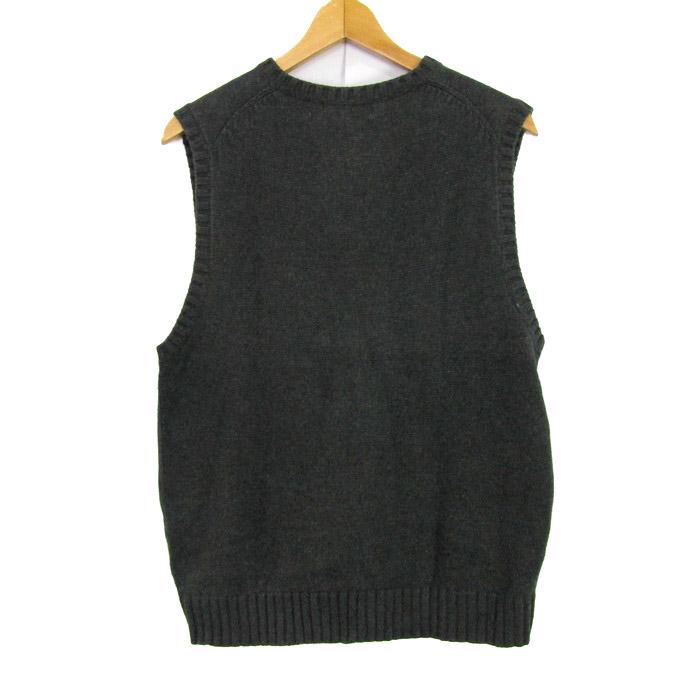 Polo Ralph Lauren グレー Vネック ニットベスト 526-2239-021-main.jpg