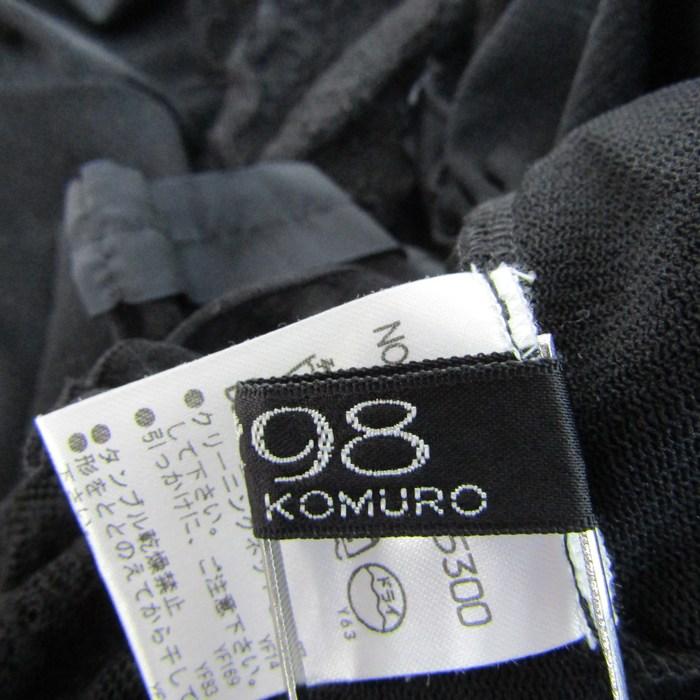 4298 シズカコムロ スーツ セットアップ 上下セット ジャケット スカート レディース 42サイズ ブラック系 4298 SHIZUKA KOMURO 4298 シズカコムロ スーツ セットアップ 上下セット ジャケット