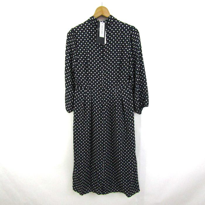 クード・シャンス シャツワンピース 長袖 総柄 トップス レディース 40  