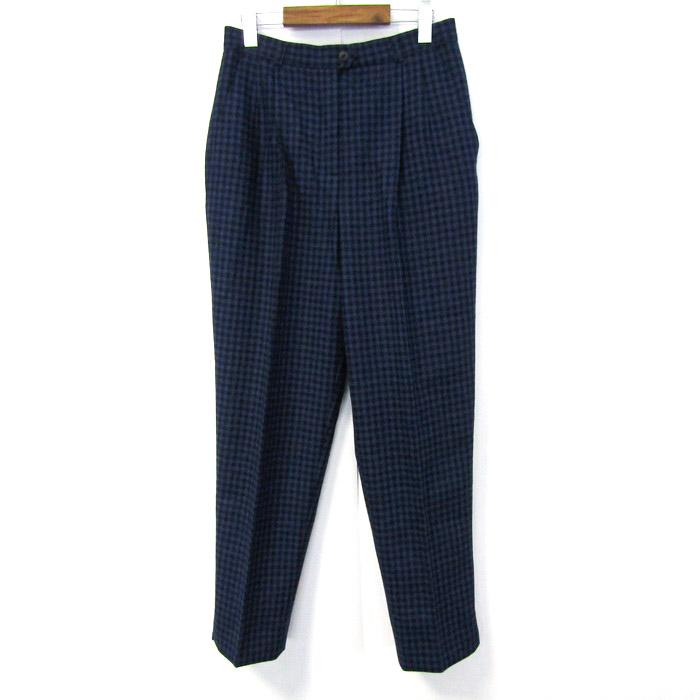 ae エレガンス パリス テーパードパンツ チェック柄 大きいサイズ
