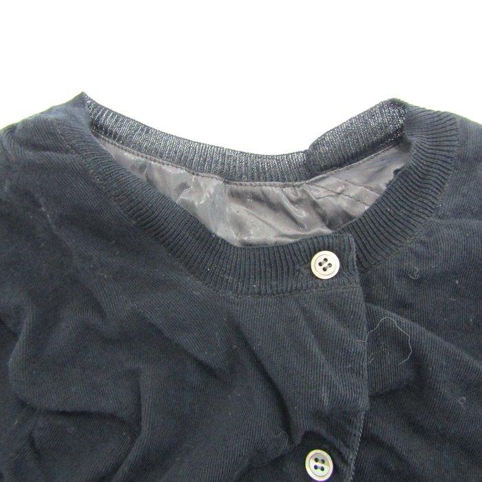 sacai - サカイ カーディガン トップス 長袖 アシンメトリー レディース 1サイズ ブラック Sacai sacai（サカイ） カーディガン トップス 長袖 アシンメトリー