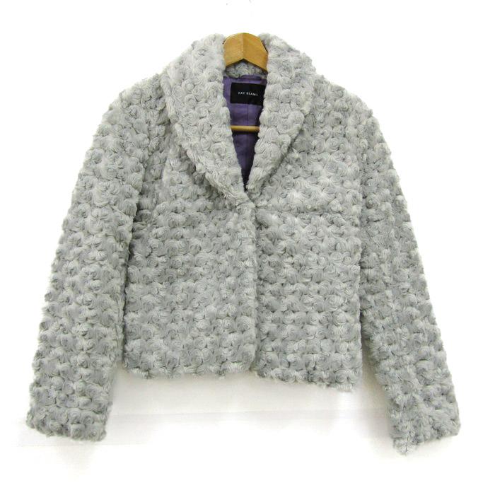 レイビームス ファージャケット フェイクファー アウター レディース