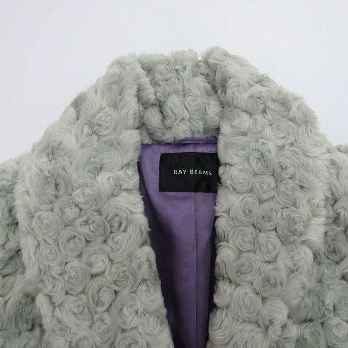 レイビームス ファージャケット フェイクファー アウター レディース