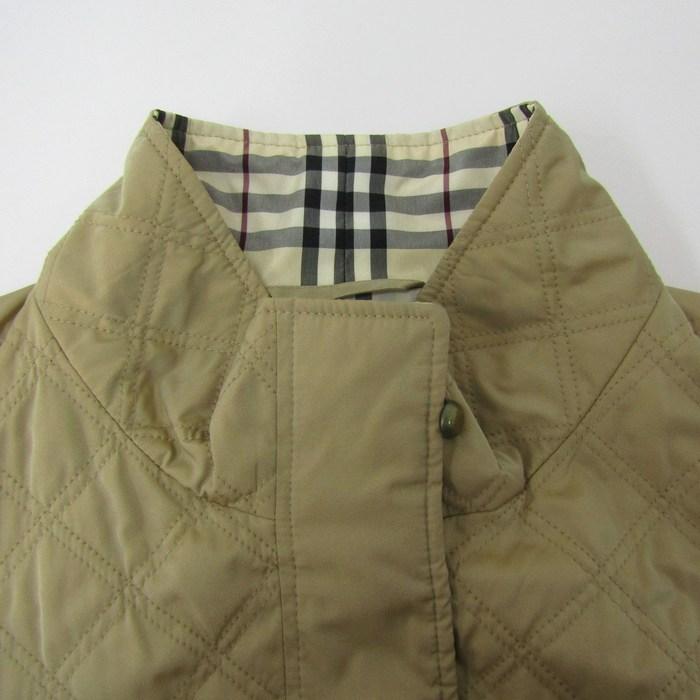 BURBERRY LONDON ノーカラージャケット ベージュ BURBERRY - BURBERRY バーバリー LONDON ノーカラー ジャケット