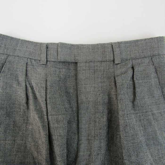 ポールスミス パンツ ボトムス スラックス チェック柄 ウール メンズ ﾌﾘｰサイズ グレー Paul Smith Paul Smith（ポール・スミス） パンツ ボトムス スラックス チェック柄
