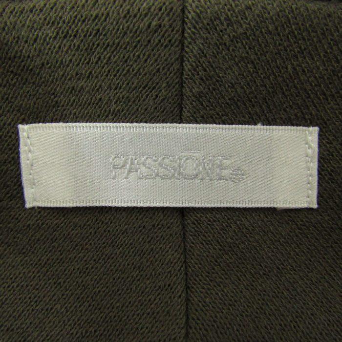 パシオーネ ショートコート ジップアップ スウェット アウター 日本製  