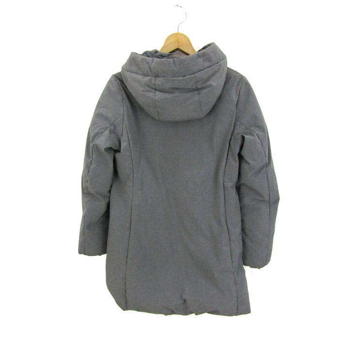 UNIQLO - ユニクロ シームレス ダウンジャケット M グレー UNIQLO フード レディース UNIQLO - UNIQLOシームレスダウンパーカ グレーの通販 by a