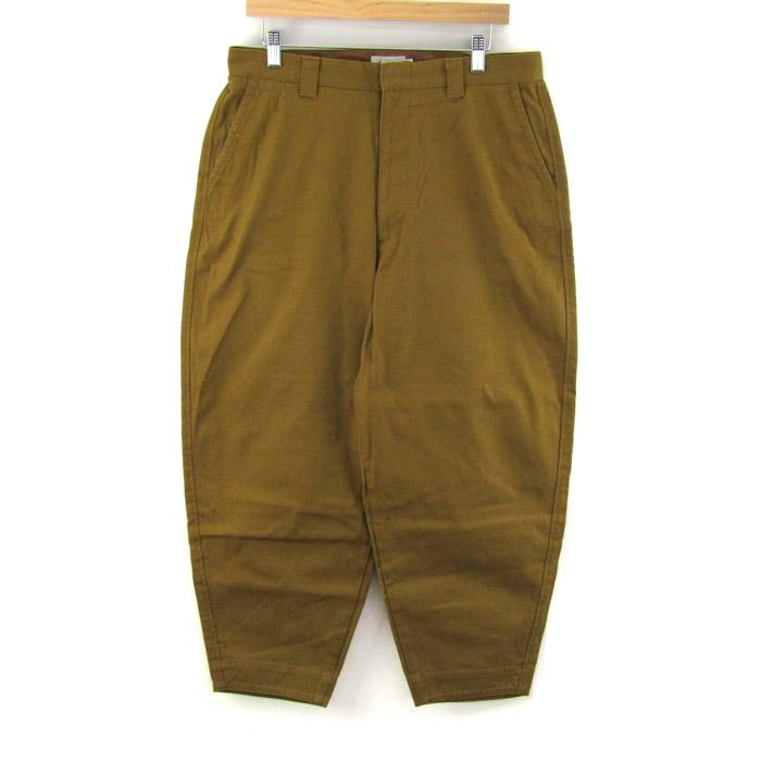 スティーブンアラン ユナイテッドアローズ Steven Alan別注 クロップドパンツ ボトムス メンズ Lサイズ カーキ系 Steven Alan STEVEN ALAN（スティーブンアラン） ユナイテッドアローズ Steven Alan