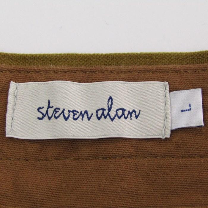 スティーブンアラン ユナイテッドアローズ Steven Alan別注 クロップドパンツ ボトムス メンズ Lサイズ カーキ系 Steven Alan STEVEN ALAN（スティーブンアラン） ユナイテッドアローズ Steven Alan