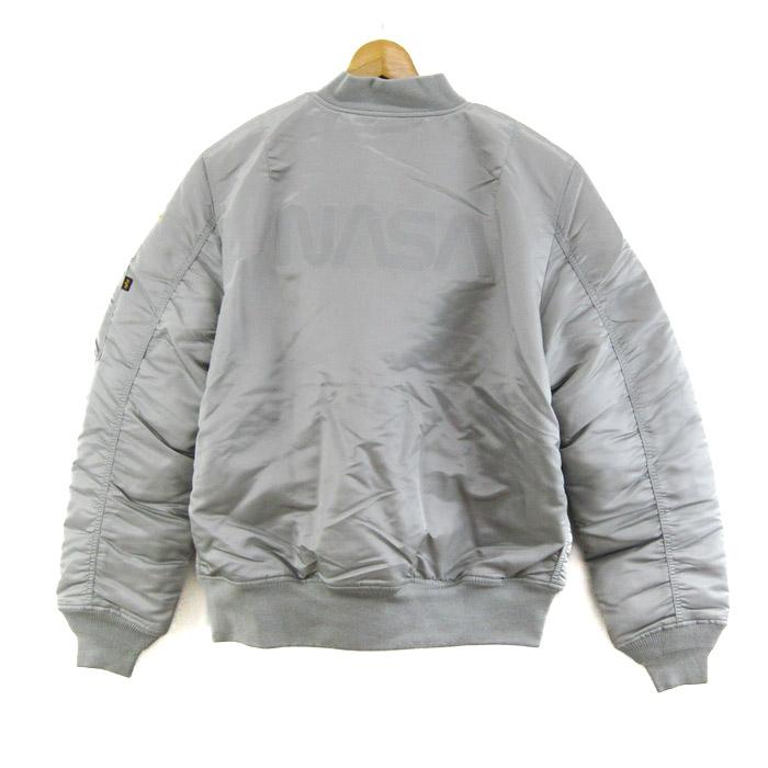 (HATTO様用)ボーイング社　NASA MA-1ジャケット グレー　タグ有り Alpha Industries NASA MA-1 Flight Jacket Gen II, Men's