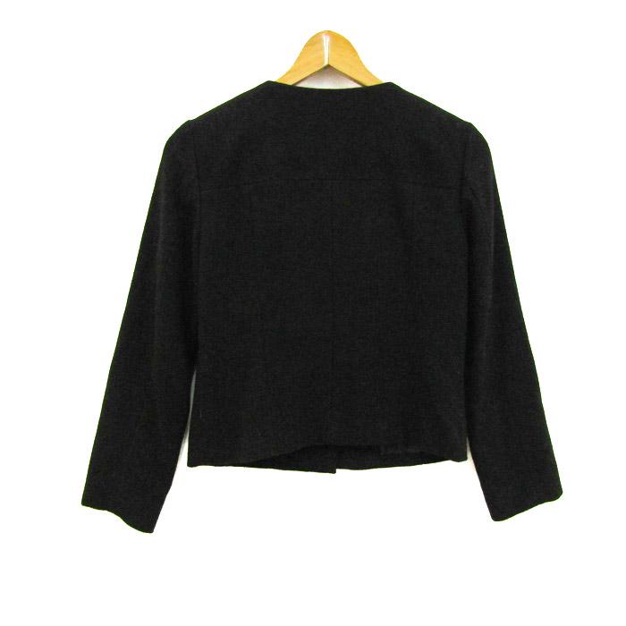 ジャケット・アウター tibiS tibi ティビ ノーカラージャケット アウター 刺繍 レディース 2