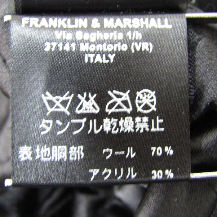 美品 フランクリンマーシャル スタジャン S 紺×茶 美品 フランクリンマーシャル スタジャン S 紺×茶