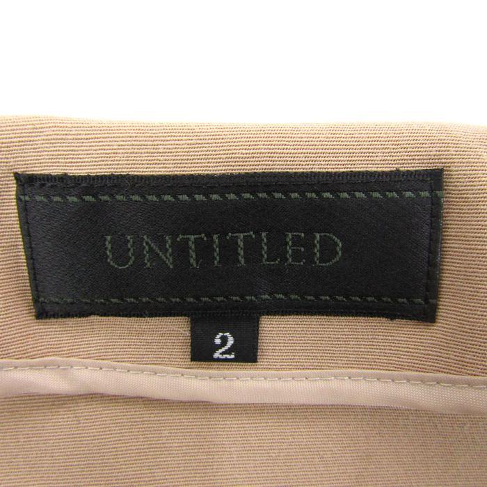 UNTITLED（アンタイトル） ワンピース 半袖 Vネック リボンベルト