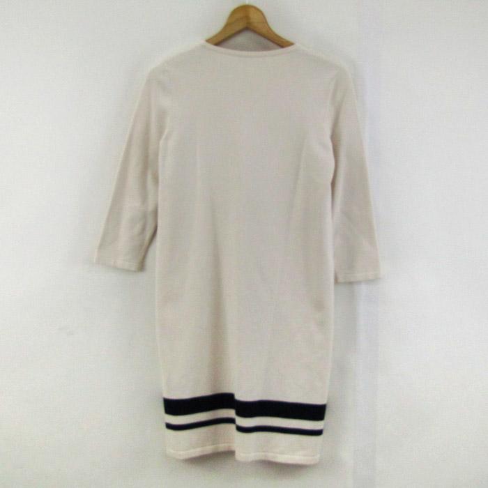 MaxMara ベージュ 長袖ワンピース 美品【S マックスマーラ】ベージュ