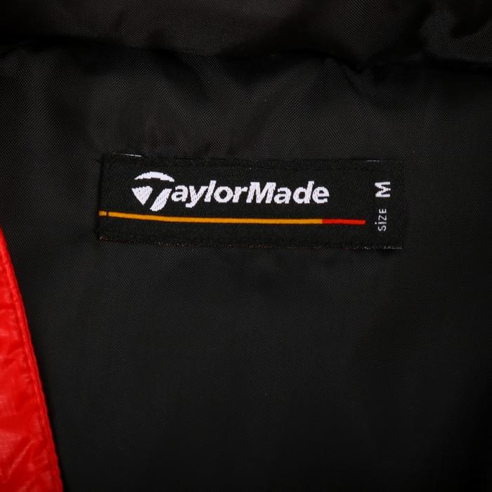 TaylorMade ダウンジャケット ブラック/レッド テイラーメイド ダウンジャケット ジャンパー ゴルフウエア ブランド