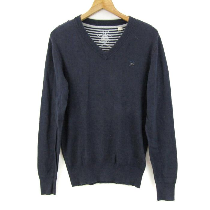DIESEL（ディーゼル） ニット セーター Vネック トップス メンズ S