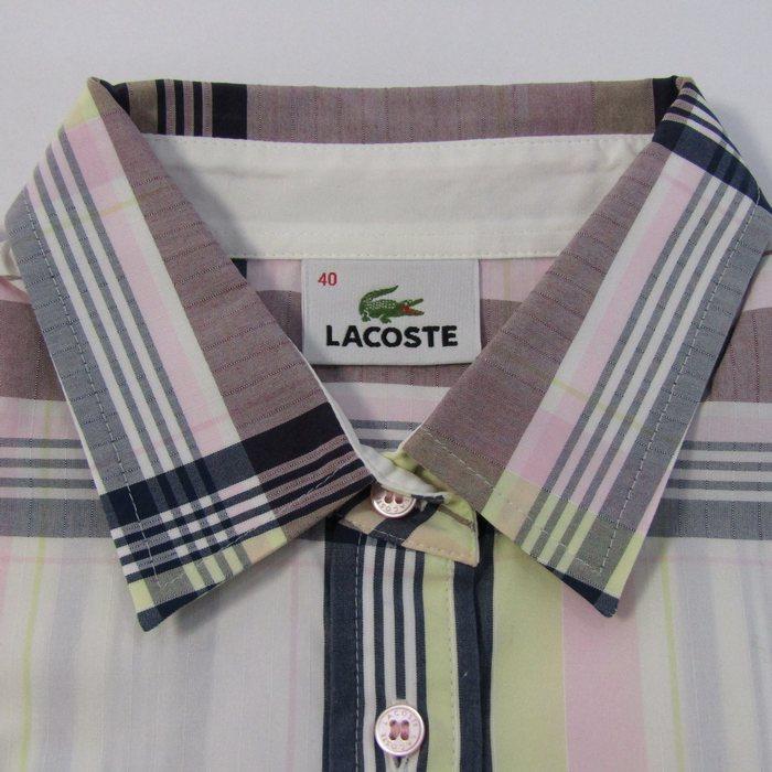 LACOSTE（ラコステ） 半袖シャツ チェック柄 トップス レディース 40 