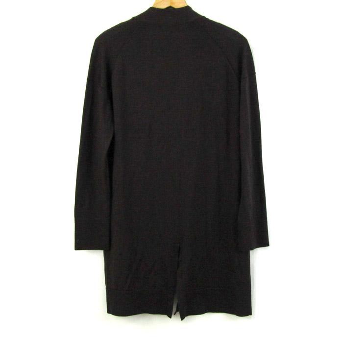 アンタイトル ロングカーディガン トップス ガウン ニットコート シルク混 カシミヤ混 レディース ブラウン UNTITLED UNTITLED（アンタイトル） ロングカーディガン トップス ガウン ニット