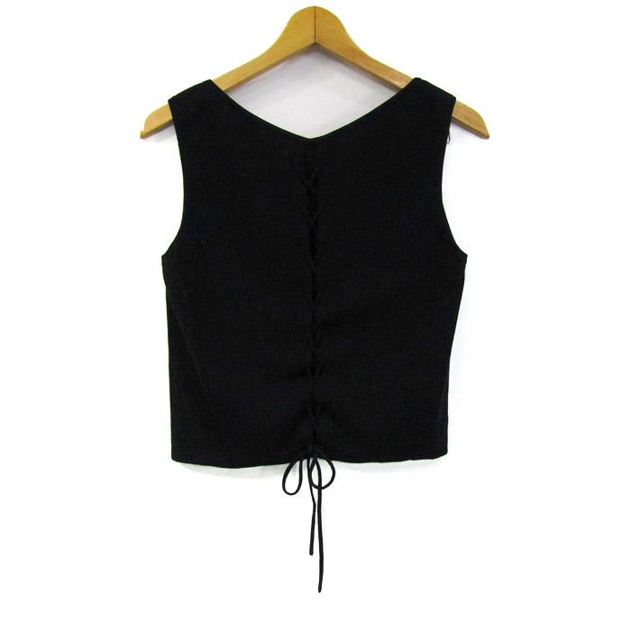 ジェイプレス タンクトップ ノースリーブ シャツ トップス レディース Fサイズ ネイビー J.PRESS | J.PRESS | 01