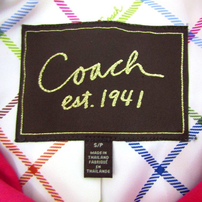 美品　COACH ステンカラーコート　Lサイズ MANTECOPureリバー ロングコート （ステンカラーコート）｜L