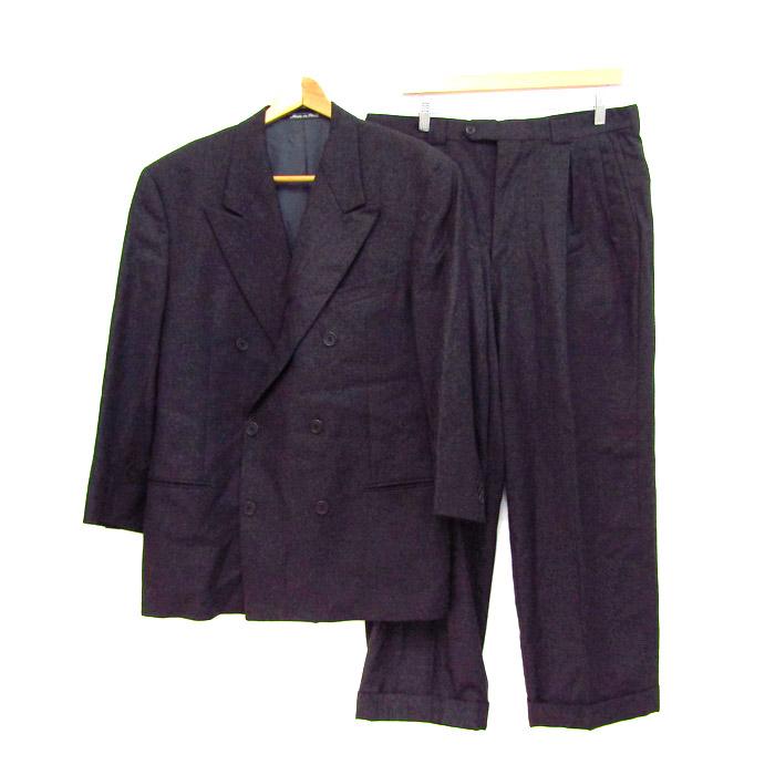 Giorgio Armani セットアップ ウールナイロン ダークグレー ワイド