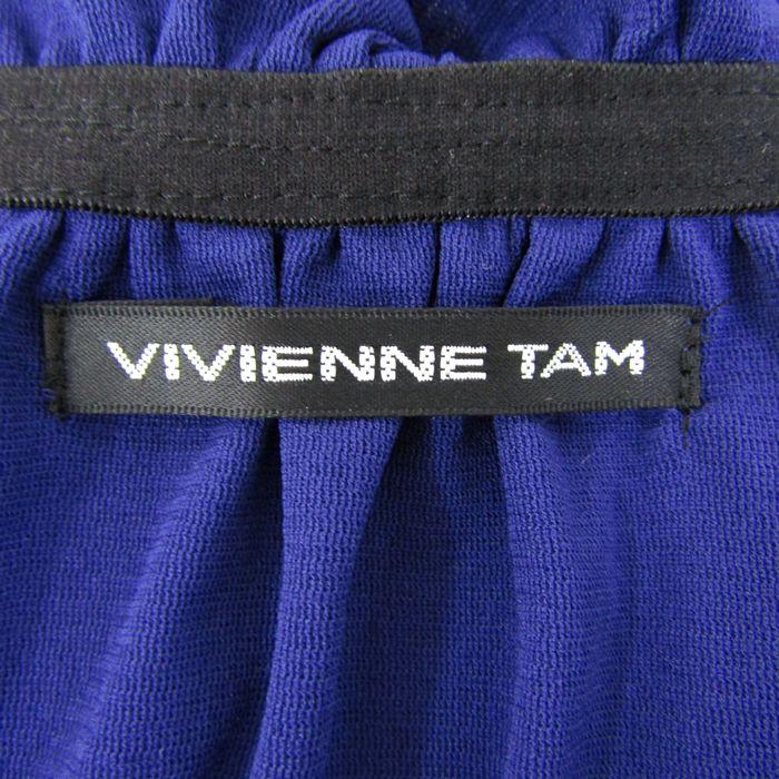 ヴィヴィアンタム ギャザーブラウス シャツ トップス 長袖 プルオーバー レディース パープル VIVIENNE TAM ヴィヴィアンタム ギャザーブラウス シャツ トップス 長袖 プル