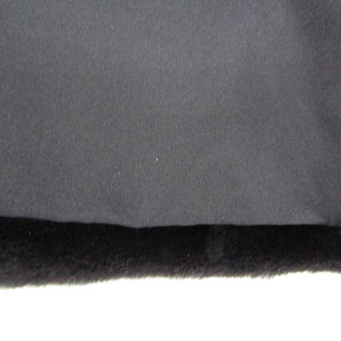 サガミンク ミンクコート ミンクファー 毛皮 ブランド 黒 レディース F