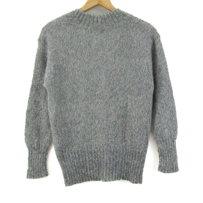 アイシービー セーター 長袖 Vネック ウール混 トップス レディース Lサイズ グレー iCB |  | 01