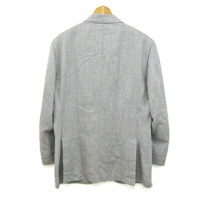 コルネリアーニ　シルク混ジャケット　50 コルネリアーニ テーラードジャケット リネン シルク混 50